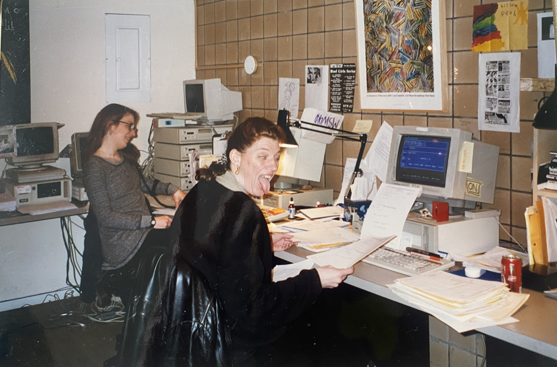 IMG_0150 Image of Rossanne Sasso and Beth Savage at the Andy Warhol Foundation office before they both eventually joined ArtSystems.